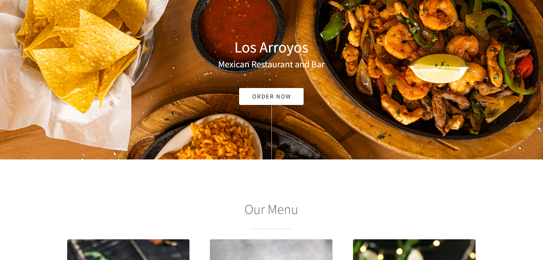 Screenshot for Los Arroyos Page